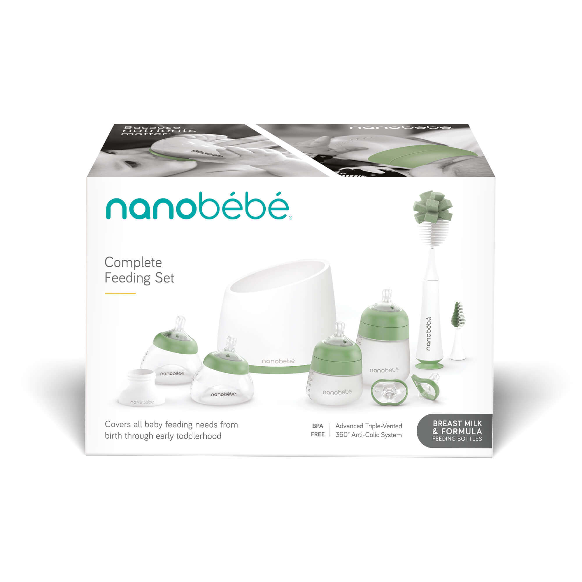 Baby Bottle Complete Feeding Set