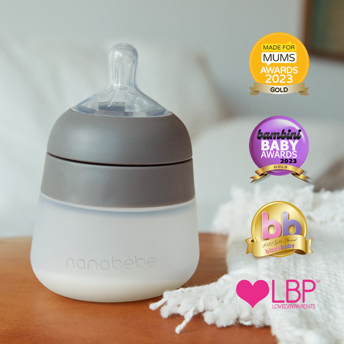 award winning best silicone baby bottle