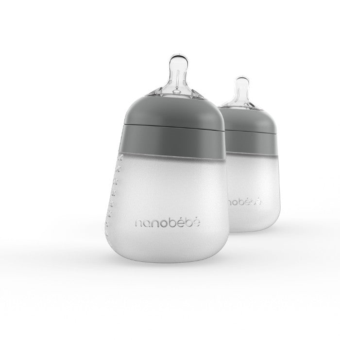 Flexy Silicone Baby Bottle Formula & Breastmilk | Nanobebe UK