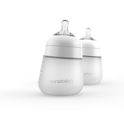 Flexy Silicone Baby Bottle Formula & Breastmilk | Nanobebe UK