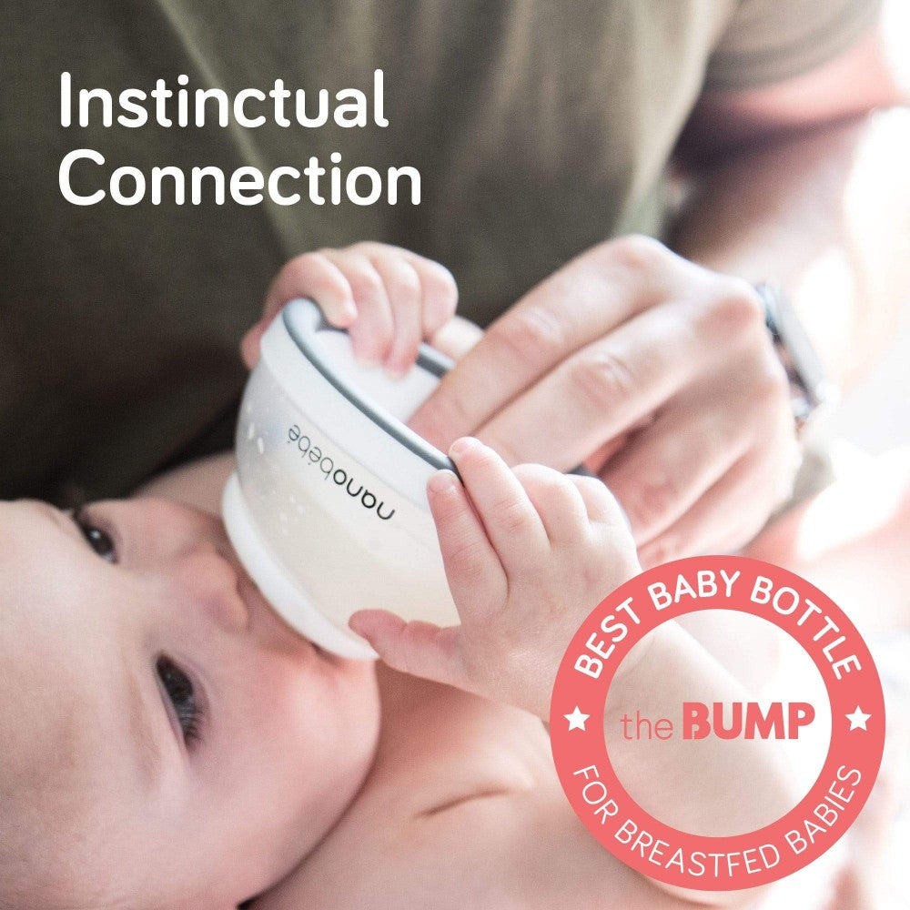 Best Baby Bottle for Breastfed Babies | Breastmilk Baby Bottle - 150ml | Nanobebe UK