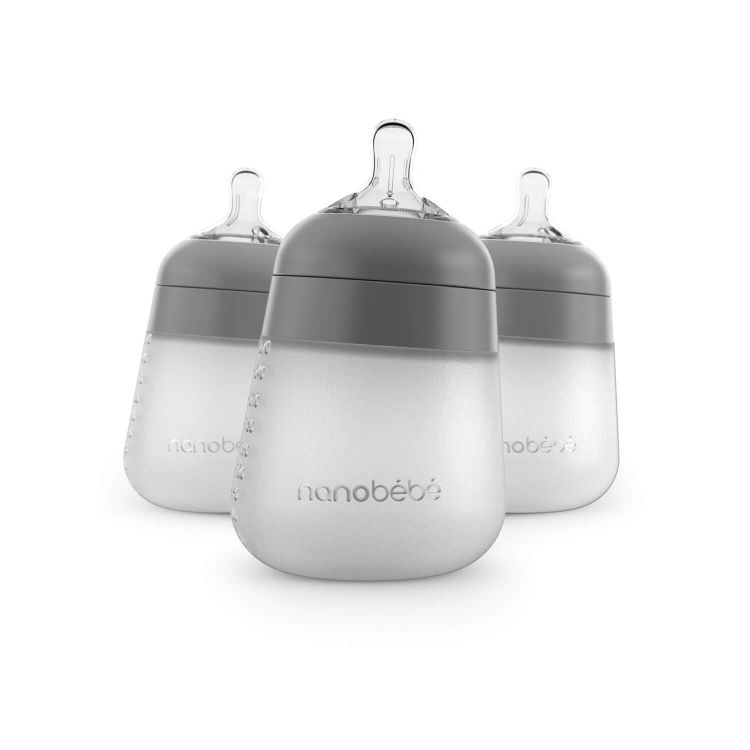 Flexy Silicone Baby Bottle Formula & Breastmilk | Nanobebe UK