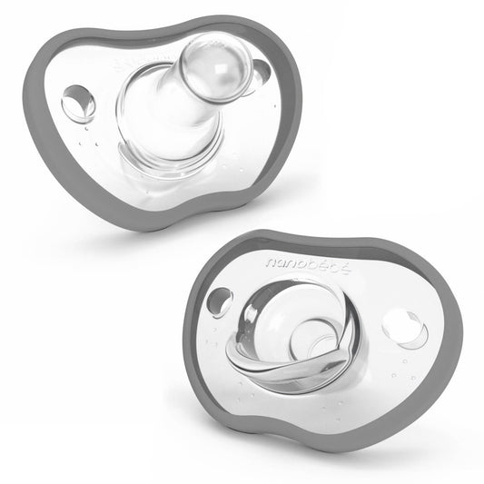 Flexy Soother - 3m+ Grey 2pk
