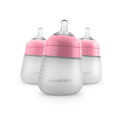 Flexy Silicone Baby Bottle Formula & Breastmilk | Nanobebe UK