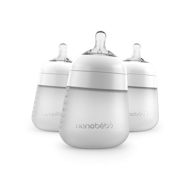 Flexy Silicone Baby Bottle Formula & Breastmilk | Nanobebe UK